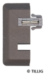 TILLIG 83961 - Bettungsgleis Schotterabschluss, 4 Stück (TT, H0m)